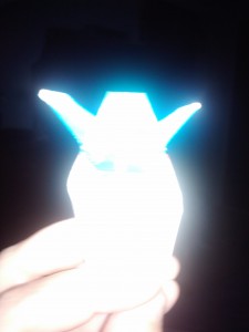 Yoda glows